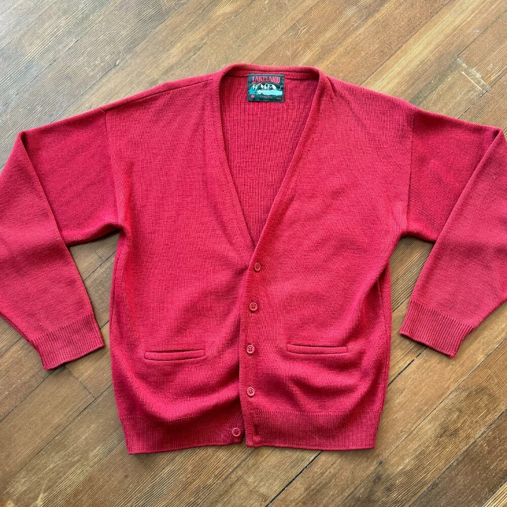 Lakeland Vintage Red Cardigan